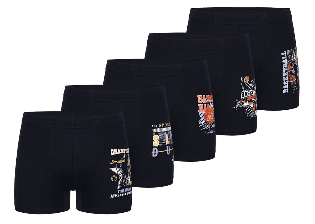 Fantovske boxer hlačke 8571PB48 komplet 5 barv