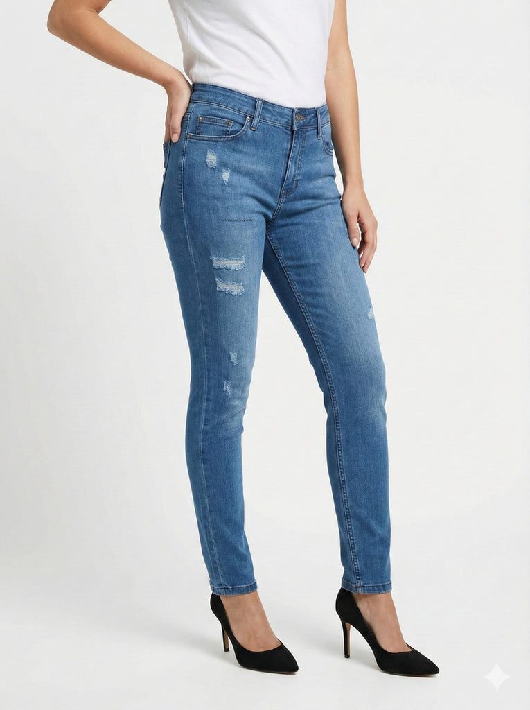 ŽENSKE SKINNY JEANS HLAČE ZERY T464